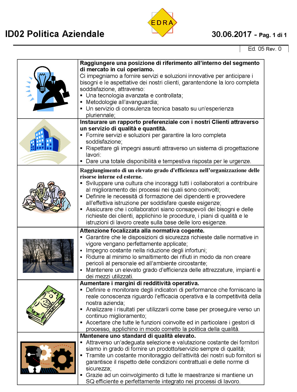 certificazione politica qualita